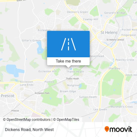 Dickens Road map