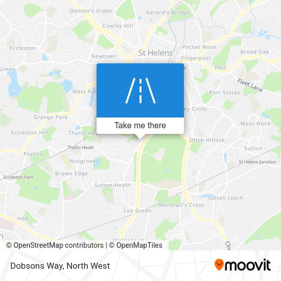 Dobsons Way map