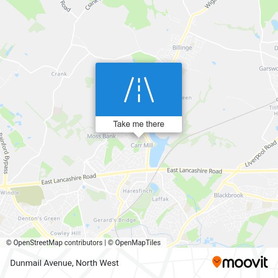 Dunmail Avenue map