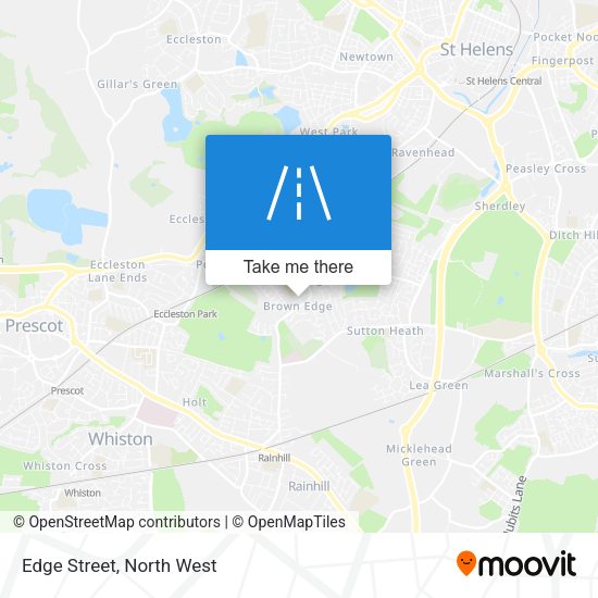 Edge Street map