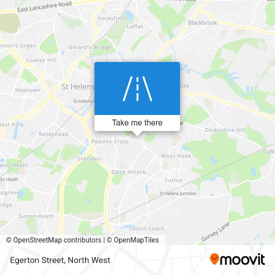 Egerton Street map