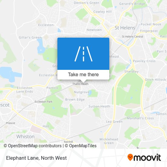 Elephant Lane map