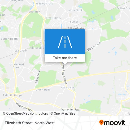 Elizabeth Street map
