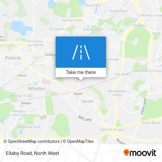 Ellaby Road map