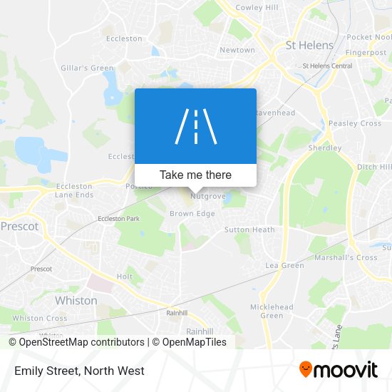 Emily Street map
