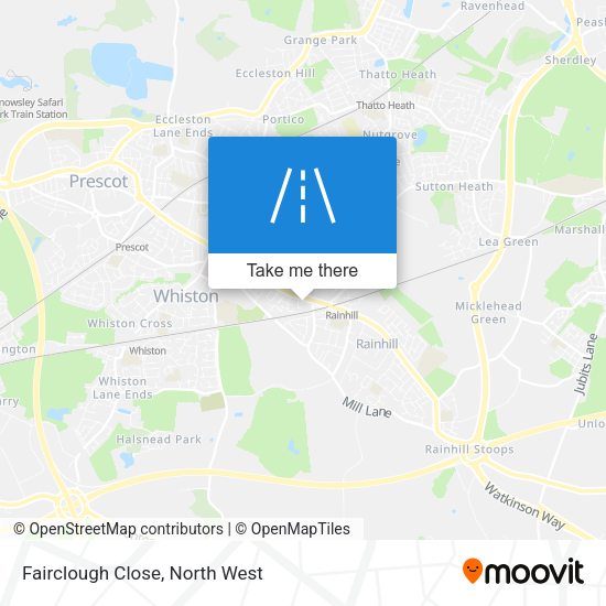 Fairclough Close map