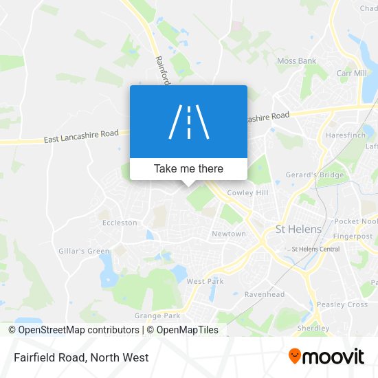 Fairfield Road map