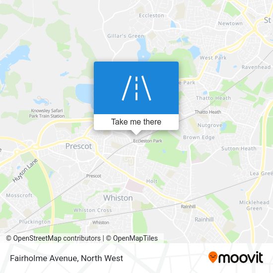 Fairholme Avenue map
