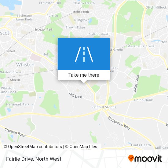 Fairlie Drive map