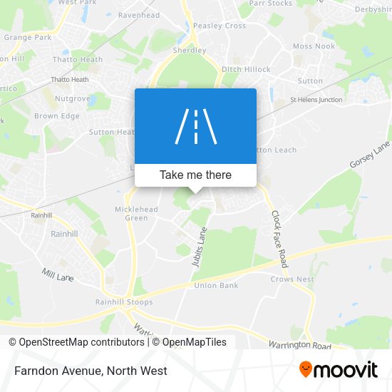 Farndon Avenue map