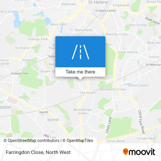 Farringdon Close map