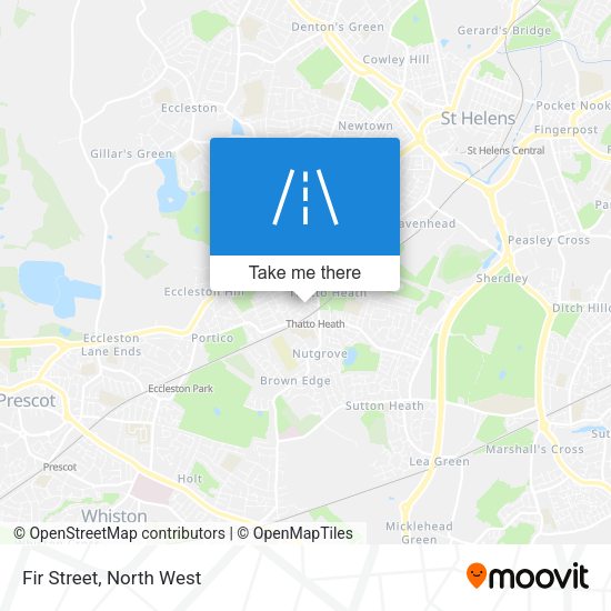 Fir Street map
