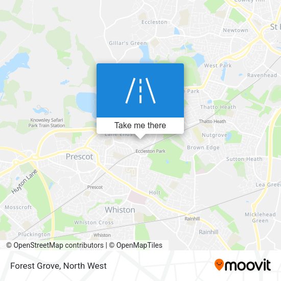 Forest Grove map