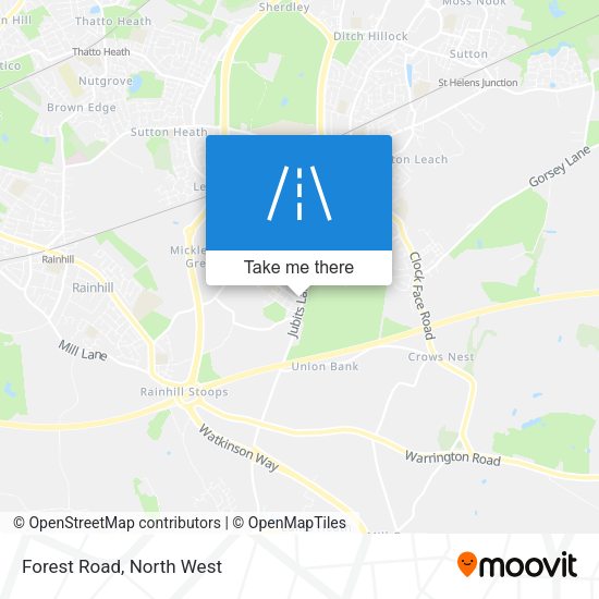 Forest Road map