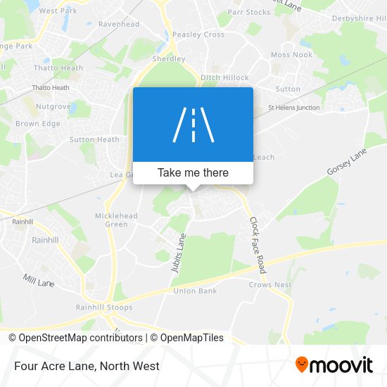 Four Acre Lane map