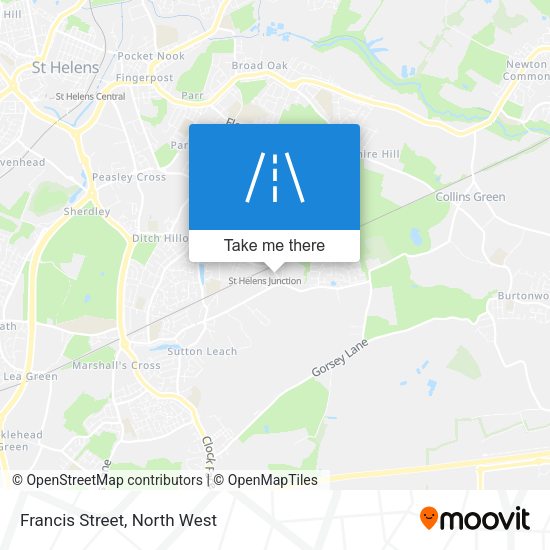 Francis Street map