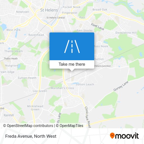 Freda Avenue map