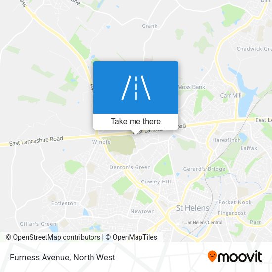 Furness Avenue map