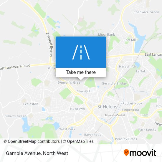 Gamble Avenue map