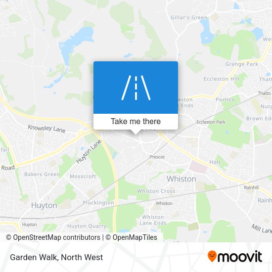 Garden Walk map