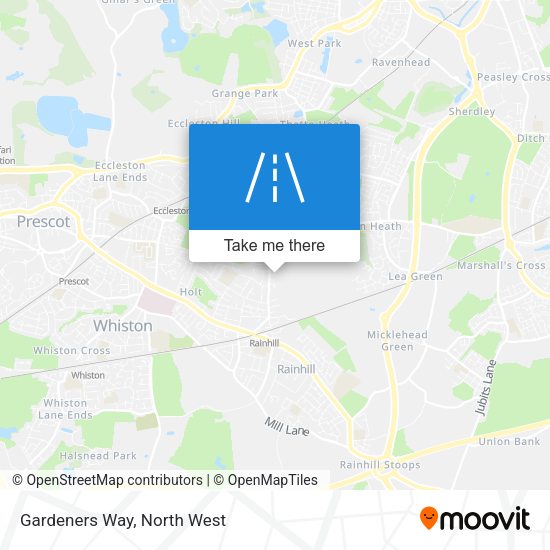 Gardeners Way map
