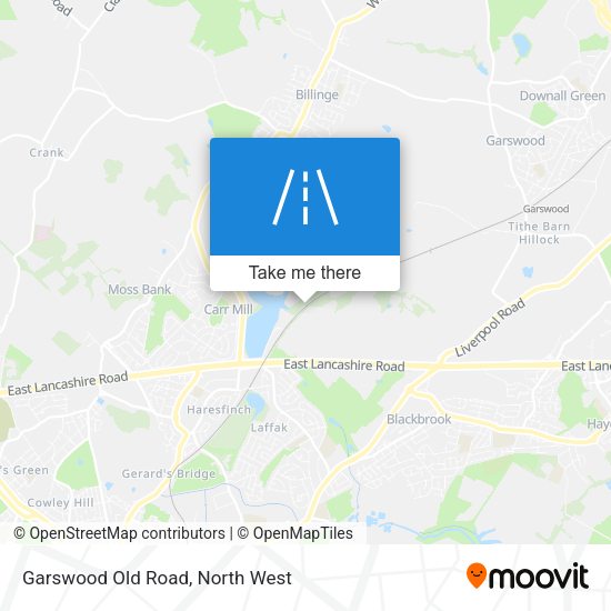 Garswood Old Road map