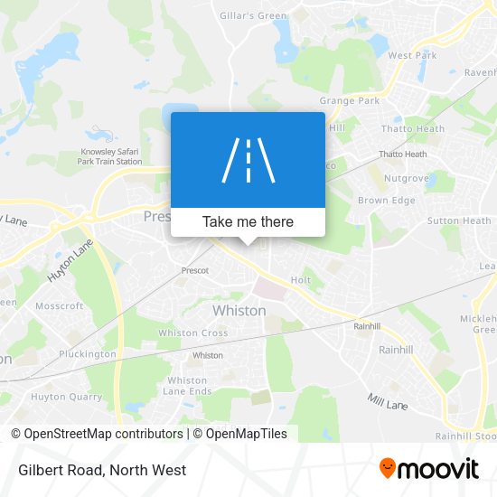 Gilbert Road map