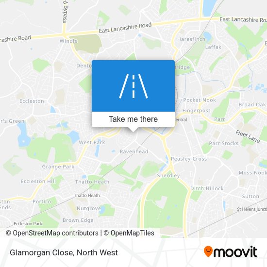 Glamorgan Close map