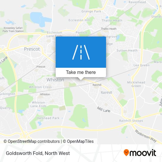 Goldsworth Fold map