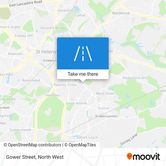 Gower Street map