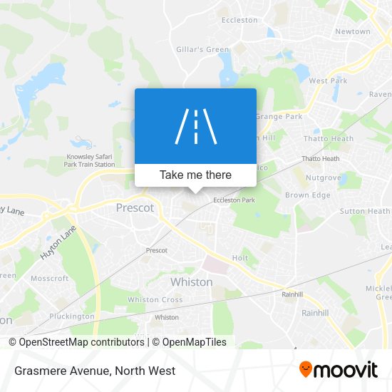 Grasmere Avenue map