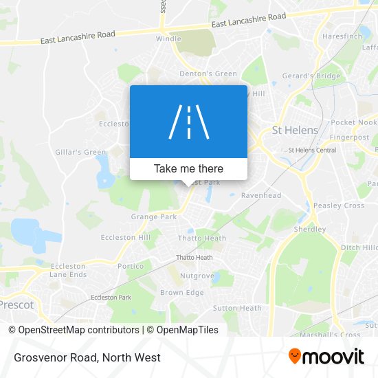 Grosvenor Road map