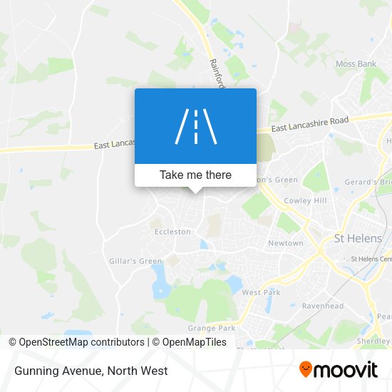 Gunning Avenue map