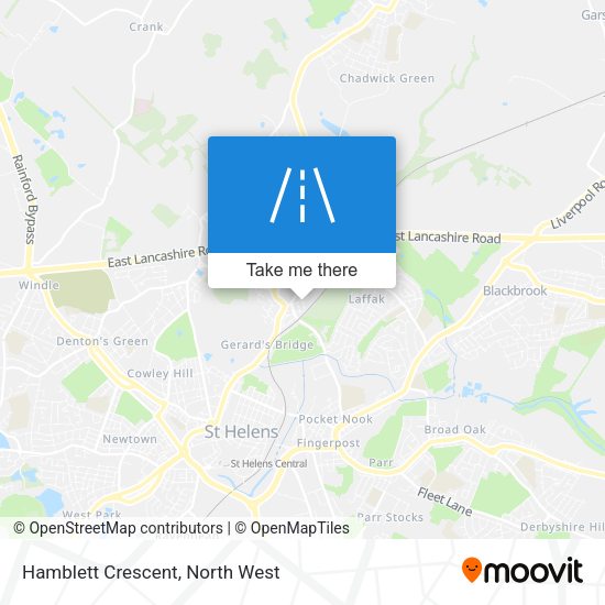 Hamblett Crescent map