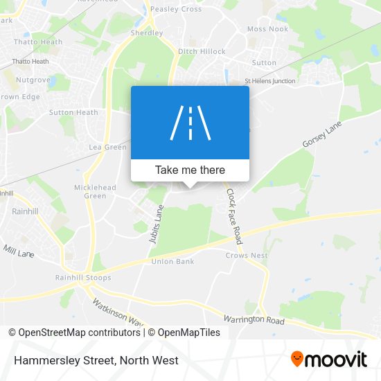 Hammersley Street map