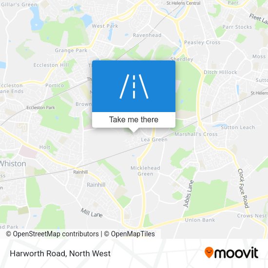 Harworth Road map