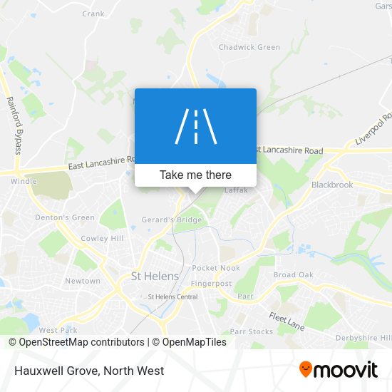 Hauxwell Grove map