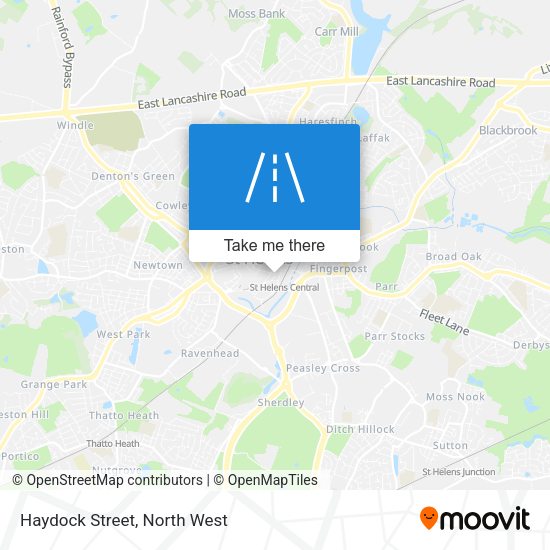 Haydock Street map