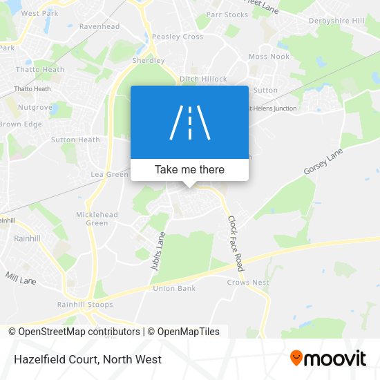 Hazelfield Court map