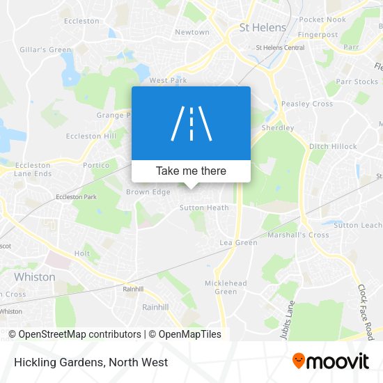 Hickling Gardens map