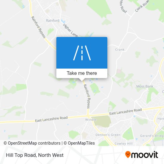Hill Top Road map