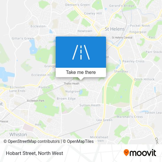 Hobart Street map