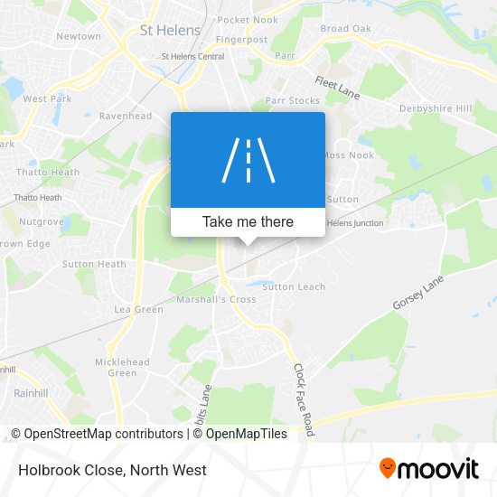 Holbrook Close map