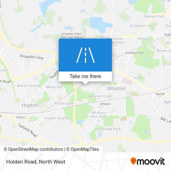 Holden Road map