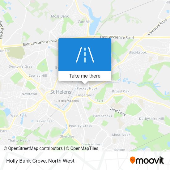 Holly Bank Grove map