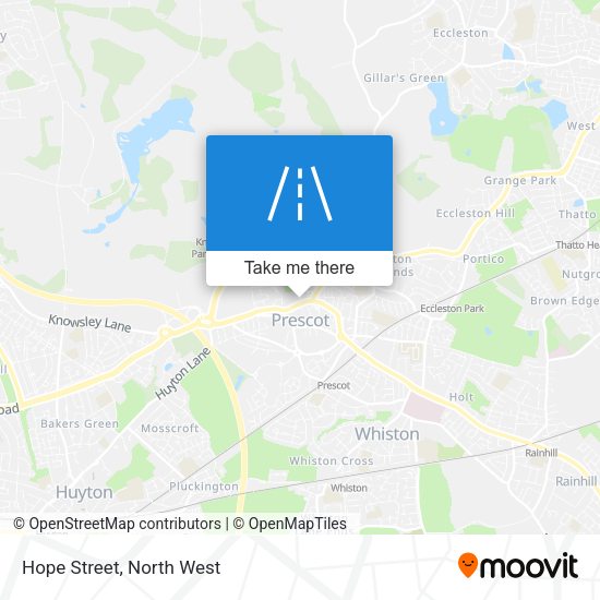 Hope Street map