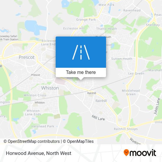 Horwood Avenue map