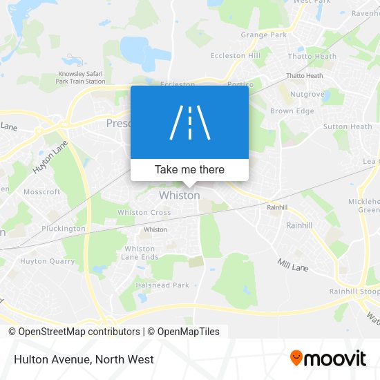 Hulton Avenue map