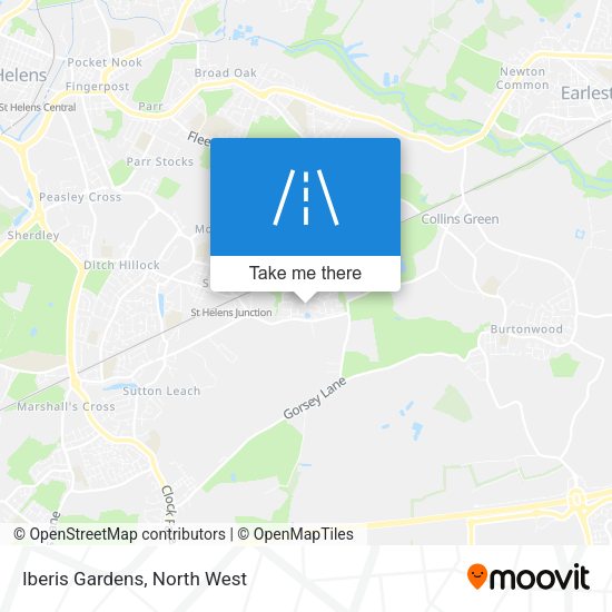 Iberis Gardens map