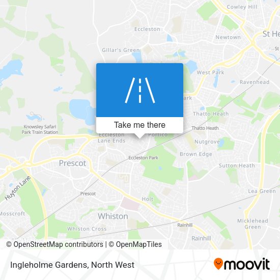 Ingleholme Gardens map